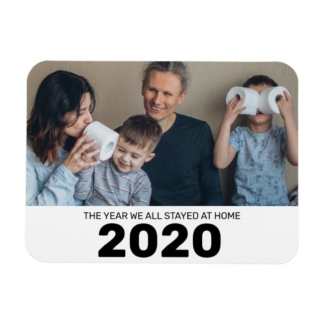The Year We All Stayed At Home | Photo Magnet (Horizontal)
