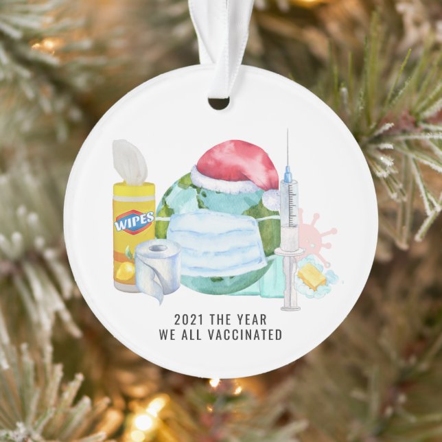 The Year We All Vaccinated | 2021 Commemorative Ornament (Tree)