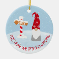 The Year we Stayed Home 2021 Gnome Christmas