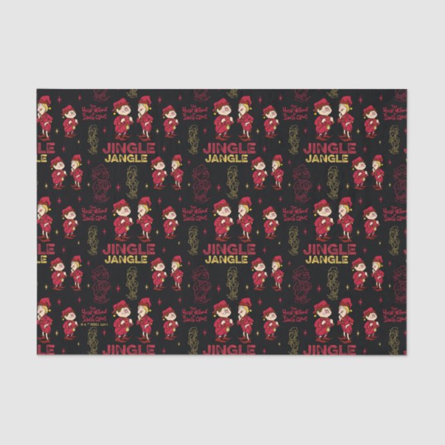 THE YEAR WITHOUT A SANTA CLAUS™ | Elf Pattern Tissue Paper (Front)