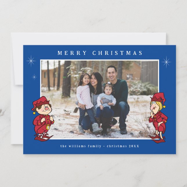 THE YEAR WITHOUT A SANTA CLAUS™ | Happy Holidays Holiday Card (Front)