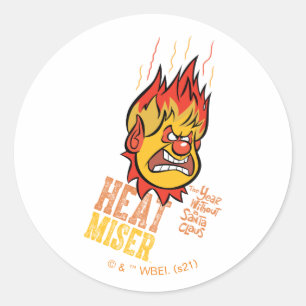 THE YEAR WITHOUT A SANTA CLAUS™ Heat Miser Fumin Classic Round Sticker