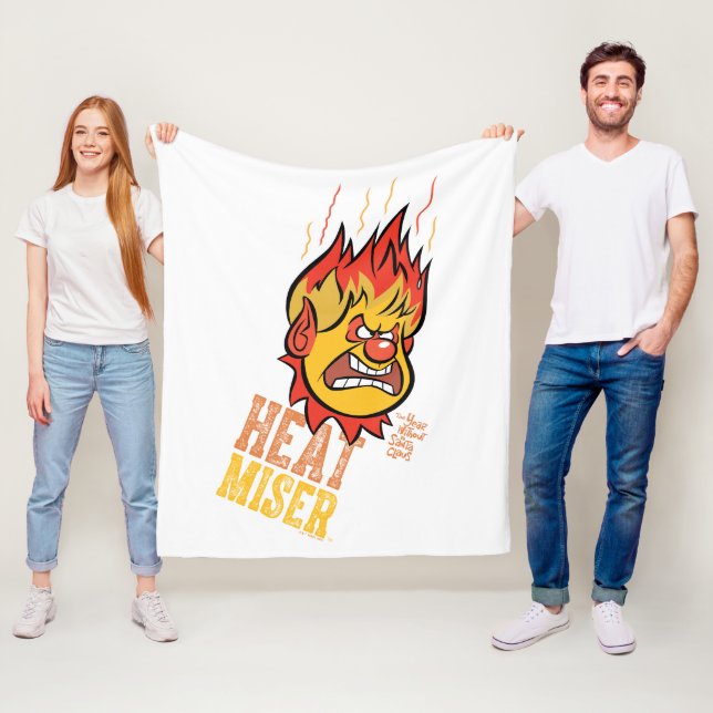 THE YEAR WITHOUT A SANTA CLAUS™ Heat Miser Fuming Fleece Blanket (In Situ)