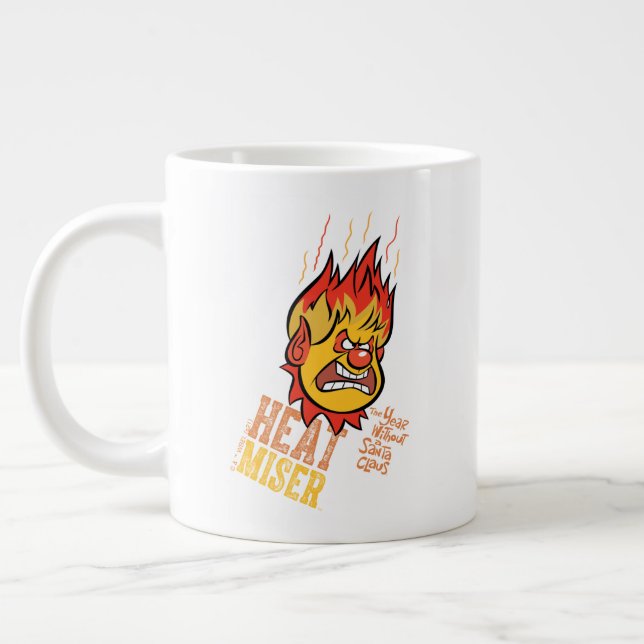 THE YEAR WITHOUT A SANTA CLAUS™ Heat Miser Fuming Large Coffee Mug (Left)