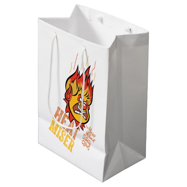 THE YEAR WITHOUT A SANTA CLAUS™ Heat Miser Fuming Medium Gift Bag (Front Angled)