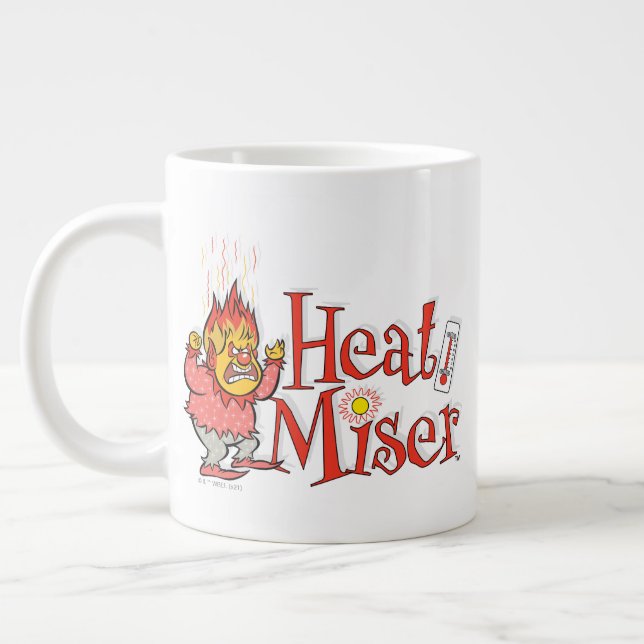 THE YEAR WITHOUT A SANTA CLAUS™ | Heat Miser Large Coffee Mug (Left)