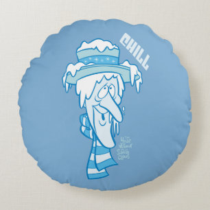 THE YEAR WITHOUT A SANTA CLAUS™   Snow Miser Chi Round Cushion