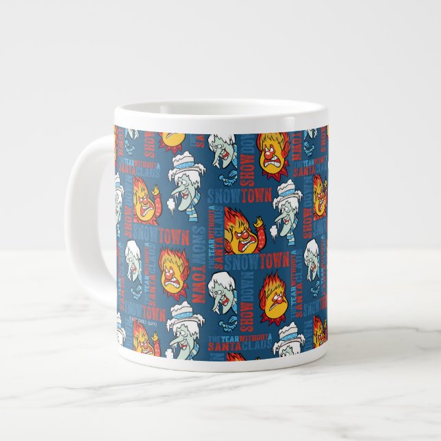 THE YEAR WITHOUT A SANTA CLAUS™ Snowtown Showdown Large Coffee Mug (Front Left)