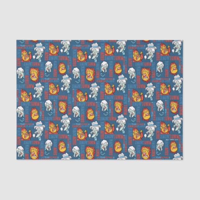 THE YEAR WITHOUT A SANTA CLAUS™ Snowtown Showdown Tissue Paper (Front)