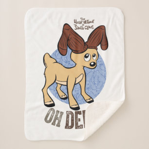 THE YEAR WITHOUT A SANTA CLAUS™ Vixen "Oh Deer" Sherpa Blanket
