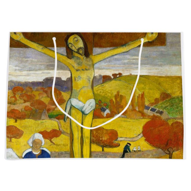 The Yellow Christ, Gauguin Large Gift Bag (Front)