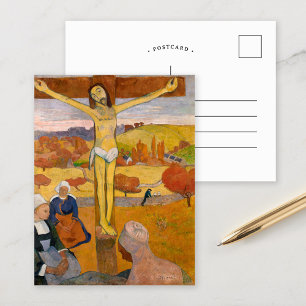 The Yellow Christ   Paul Gauguin Postcard