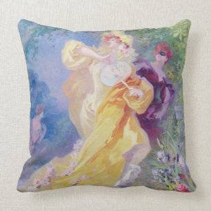 The Yellow Domino, design for a tapestry Cushion