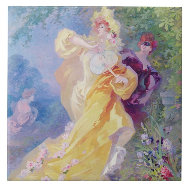 The Yellow Domino, design for a tapestry Tile (Front)