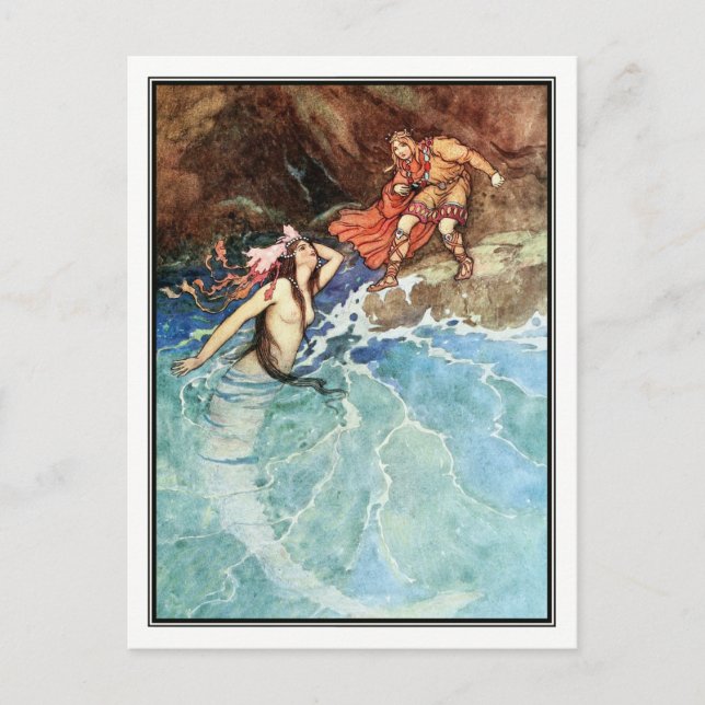 The Yellow Dwarf by Warwick Goble Postcard (Front)