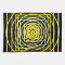 The Yellow Geometric Circle Square Black