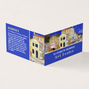 The Yellow House By Van Gogh, Art Dealer, Detailed Business Card