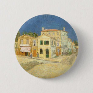 The Yellow House by Vincent van Gogh 6 Cm Round Badge