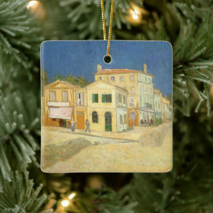 The Yellow House by Vincent van Gogh Ceramic Ornament