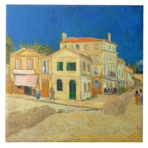 The Yellow House by Vincent Van Gogh Ceramic Tile