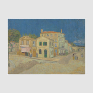The Yellow House by Vincent Van Gogh Tissue Paper