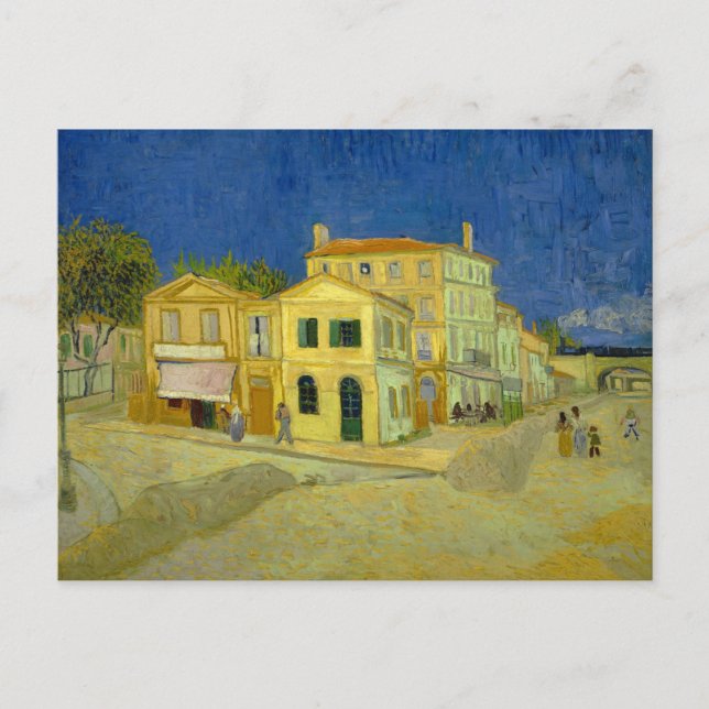 The Yellow House (F464) Van Gogh Fine Art Postcard (Front)