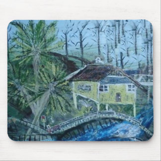 THE YELLOW HOUSE MOUSE PAD