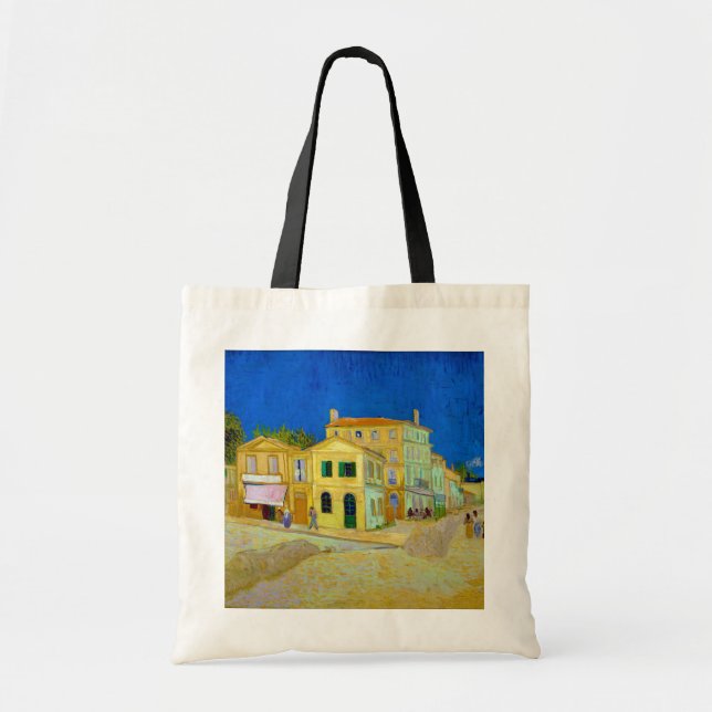 The Yellow House, Van Gogh Tote Bag (Front)