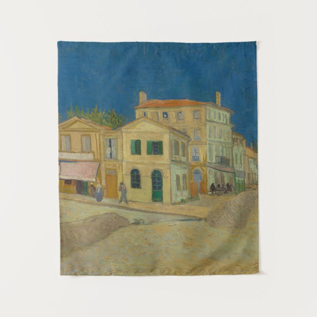 The Yellow House - Vincent van Gogh Tapestry (Front)