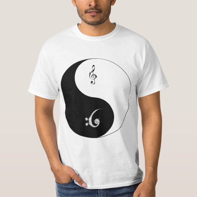 The Yin-Yang Clefs T-Shirt (Front)
