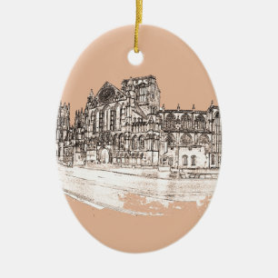 The York Minster Ceramic Tree Decoration