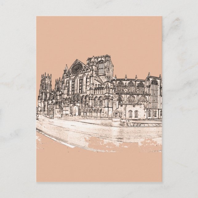 The York Minster Postcard (Front)