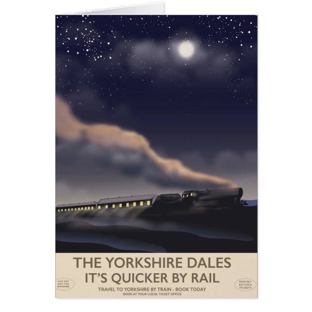 The Yorkshire Dales Railway poster (Front)