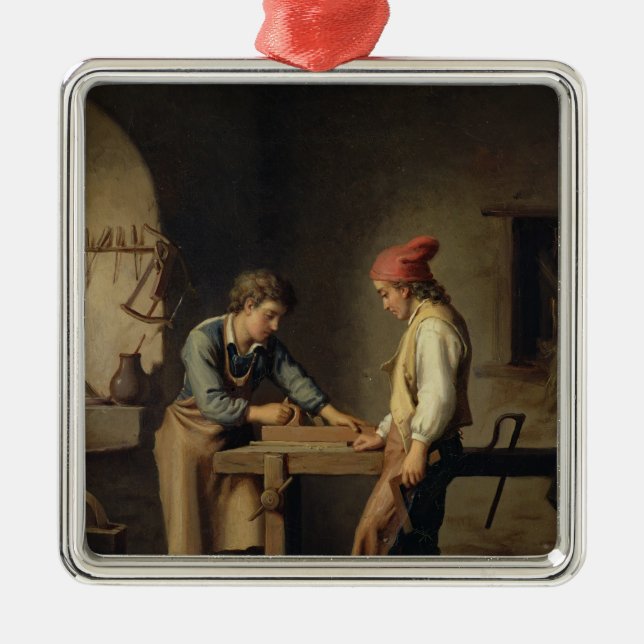 The Young Apprentice, before 1903 Metal Ornament (Front)