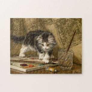 The Young Artist Henriëtte Ronner-Knip Jigsaw Puzzle