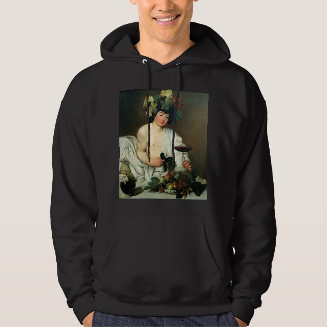 The Young Bacchus, Caravaggio Hoodie (Front)