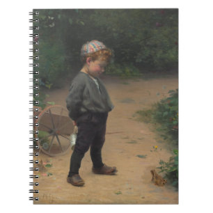 The Young Biologist With a Frog (by Paul Peel) Notebook