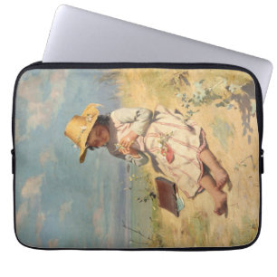 The Young Botanist (by Paul Peel) Laptop Sleeve