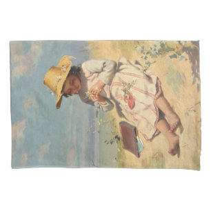 The Young Botanist (by Paul Peel) Pillowcase