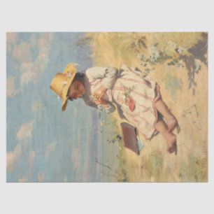 The Young Botanist (by Paul Peel) Tissue Paper