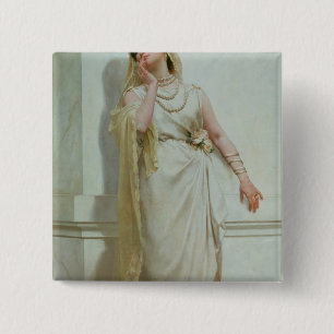 The Young Bride, 1883 15 Cm Square Badge