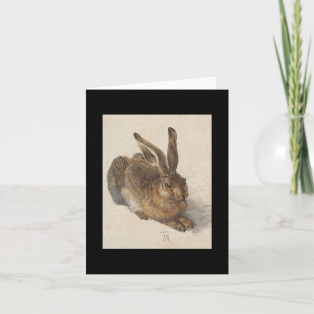 The Young Hare Holiday Card (Front)