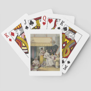 The Young Lady's Toilet, plate 2 from 'Anglo India Playing Cards