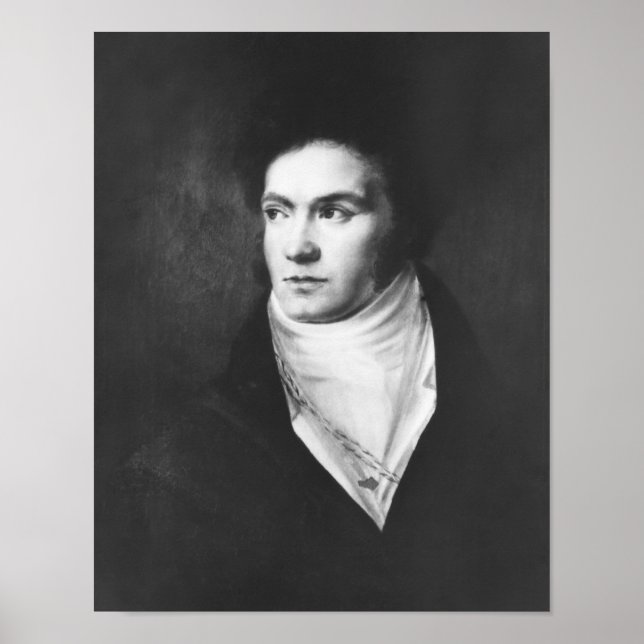 The young Ludwig van Beethoven  1806 Poster (Front)