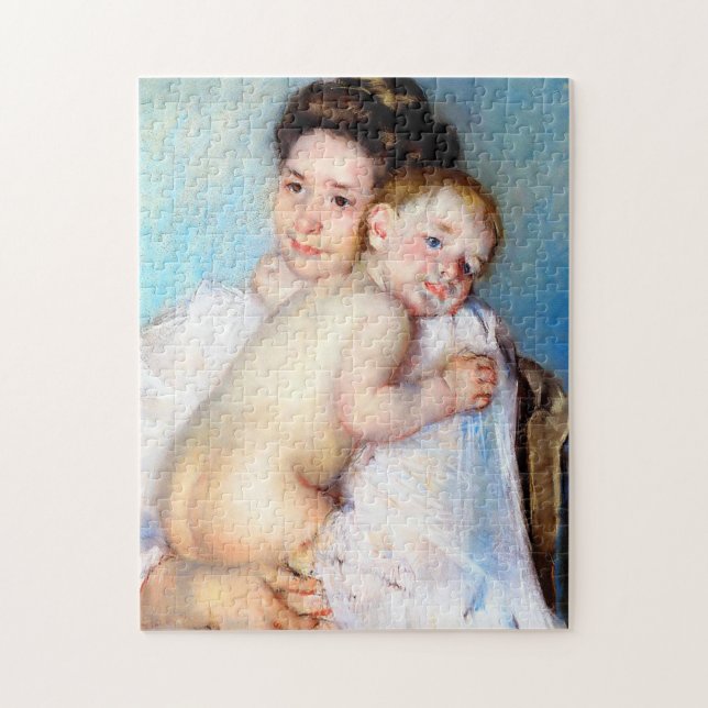 The Young Mother, Cassatt Jigsaw Puzzle (Vertical)