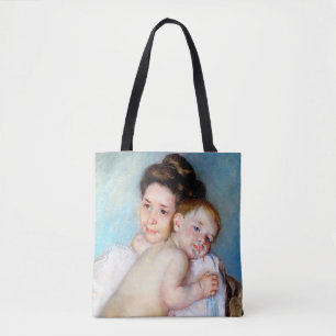 The Young Mother, Cassatt Tote Bag