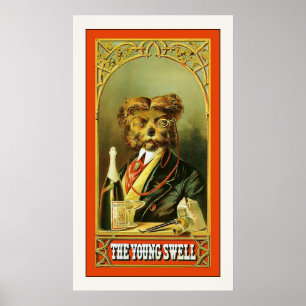 The Young Swell ~ Vintage Tobacco Advertising Poster