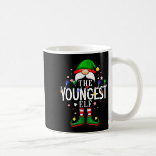 The Youngest Elf Christmas Family Pajama Party Coffee Mug