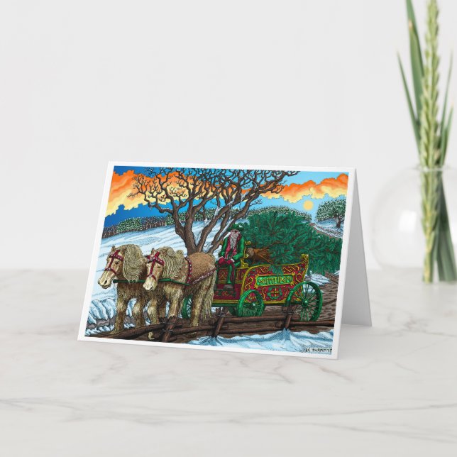 The Yule Tree Man - Greeting Card (Front)