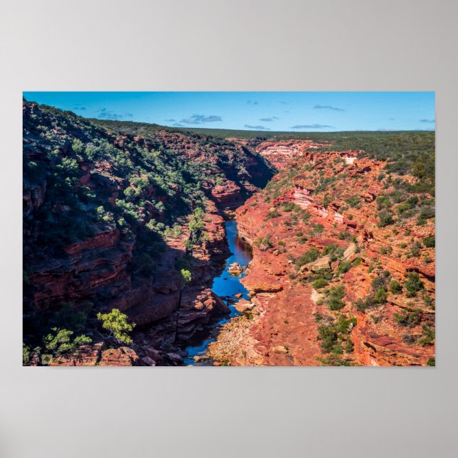 The Z-Bend of Kalbarri, Australia - Poster (Front)